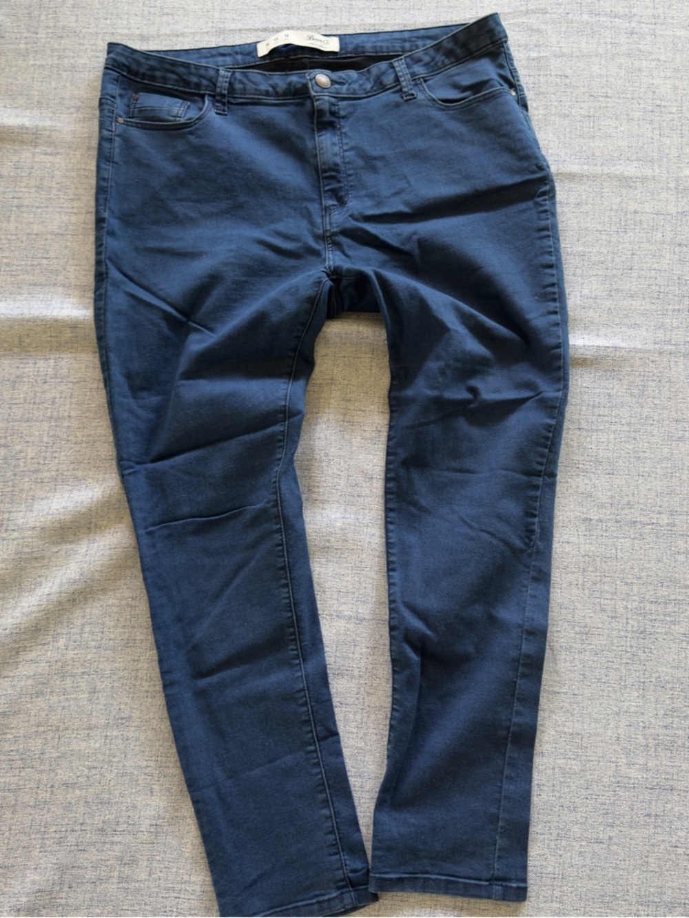 Denim&Co Dark Blue Stretch Skinny Jeans